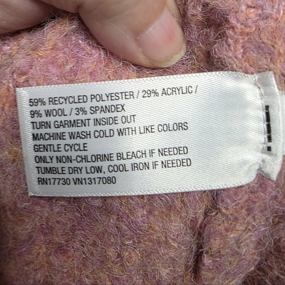 Wild Fable Pink Boucle Cardigan Sweater Size Large - Picture 4 of 5